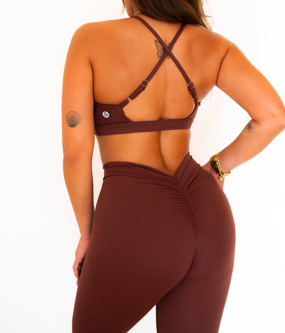 Twist sports bra