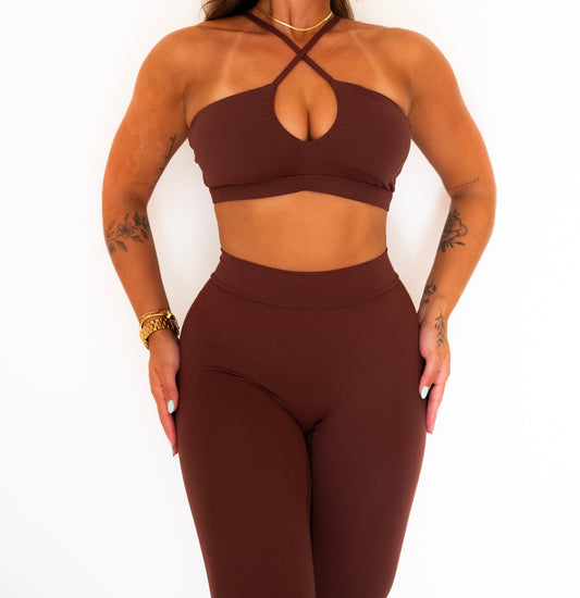 Twist sports bra